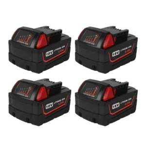 Milwaukee M18 18V 9.0Ah Battery Replacement – 4 Pack | High Capacity