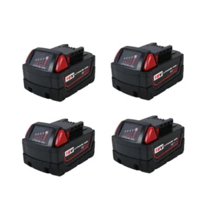 Milwaukee M18 Battery 18V 4Ah Replacement (4-Pack) | 48-11-1840 Li-Ion
