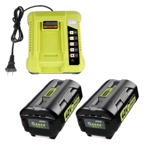Ryobi 40V 6.0Ah Battery Replacement 2 & 4 PACK with Charger | OP401 Compatible