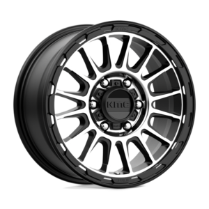 KM542 16X8 6X5.5 S-BLK MACH 00MM
