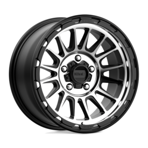 KM542 17X8.5 5X5.0 S-BLK MACH 00MM