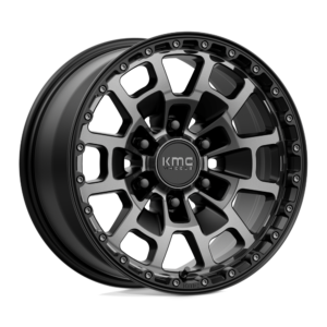 KM718 17X8.5 6X5.5 S-BLK GTCC 18MM