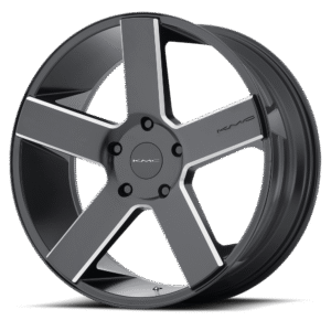 KM690 22X9 6X5.5 SG-BLK MILL 30MM