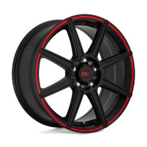 MR142 15X6.5 4X100/4.25 S-BLK RED 40MM