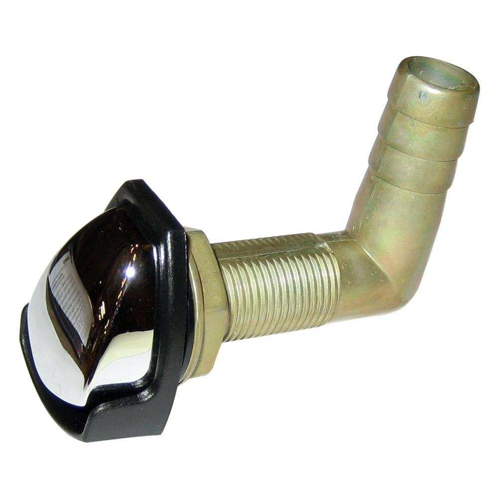 Perko – Gas Tank Vent with Swivel Elbow – Chrome/Black – 0561DP4CHR