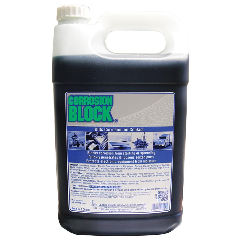 Corrosion Block – Liquid 4-Liter Refill – Non-Hazmat, Non-Flammable  Non-Toxic – 20004