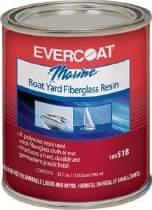 Evercoat – Boat Yard Resin Quart w/Wax – 100518