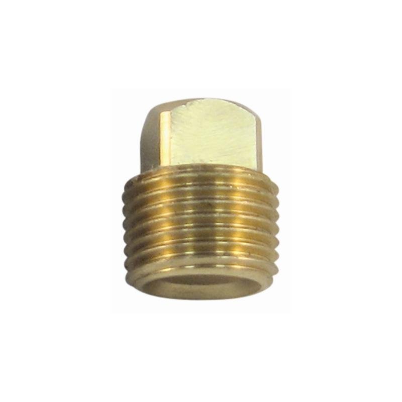 BRASS PIPE PLG 1/2″ 2/CD