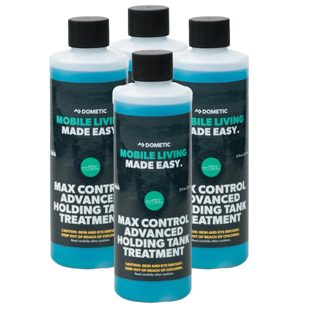 Dometic Max Control Holding Tank Deodorant – Four (4) Pack of 8oz Bottles – 379700029