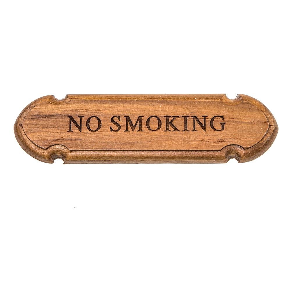 Whitecap Teak “No Smoking” Name Plate – 62672