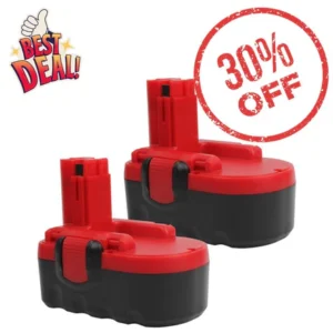 Bosch 18V Battery Replacement | BAT181 4.0Ah Ni-MH Battery 2-Pack