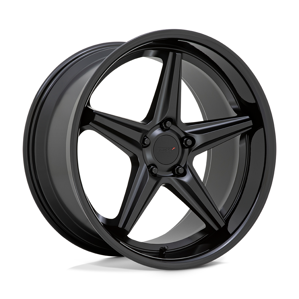 TW LAUNCH 19X8.5 5X120 76 MBLK-GBLK +20