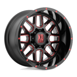 XD820 18X9 5X5.0 S-BLK MILL RTCC -12MM
