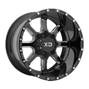 XD838 20X9 5X5.0/5.5 G-BLK MILL 18MM