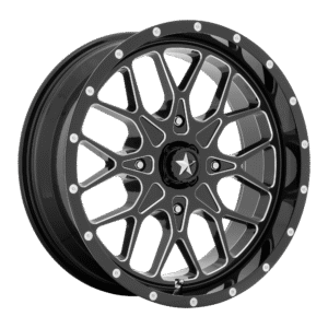 PORTAL UTV 20X7 4X156 115 G-BLK-MILL +0