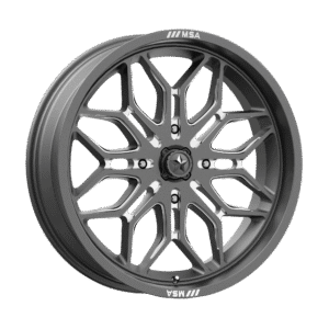 SNIPER UTV 22X7 4X137 96 GNMTL-MILL +10