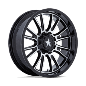 THUNDERLIPS UTV 22X7 4X137/156 G-BLK MCH