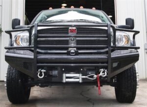 2003-2005 Dodge HD Front Ranch Bumper w/ Full Guard (2500 – 5500) w/ Tow Hooks