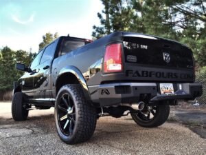2009; 2010-2018 Dodge 1500/Dual Exhaust; Dodge 2500 – 5500 Heavy Duty Rear Bumper w/ Sensors
