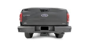 2015-2017 Ford F-150 Red Steel Rear Bumper