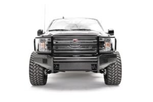2018-2020 Ford F150 Black Steel Full Grill Guard w/ Tow Hooks