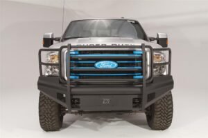 2011-2016 Ford Super Duty Front ELITE Ranch Bumper w/ Full Guard (F250 – F550) w/ Tow Hooks