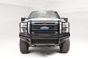 1999-2004 Ford Super Duty Front Ranch Bumper w/ Full Guard (F250 – F550) w/ Tow Hooks