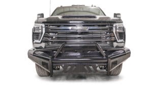 2024-2024 Chevy 2500-3500 HD Black Steel Pre-Runner Guard w/ Tow Hooks