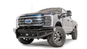 2023-2024 Ford Super Duty F250-F350 Black Steel Front Bumper w/ No Guard