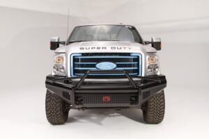 1999-2004 Ford Super Duty Front Ranch Bumper w/ Pre-runner Guard (F250 – F550) w/ Tow Hooks
