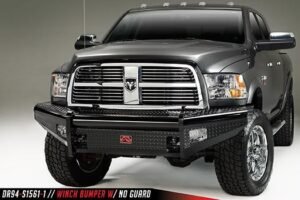 1994-2002 Dodge HD Front Ranch Bumper w/ No Guard (2500 – 5500) w/ Tow Hooks