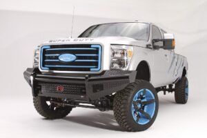 2005-2007 Ford Super Duty Front Ranch Bumper w/ No Guard (F250 – F550) w/ Tow Hooks