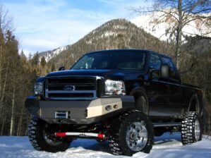 2005-2007 Ford Super Duty Winch Bumper w/ No Grill Guard