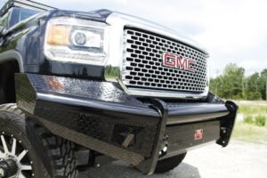 2011-2014 GMC HD Front Ranch Bumper w/ No Guard (2500 – 3500) w/ Tow Hooks