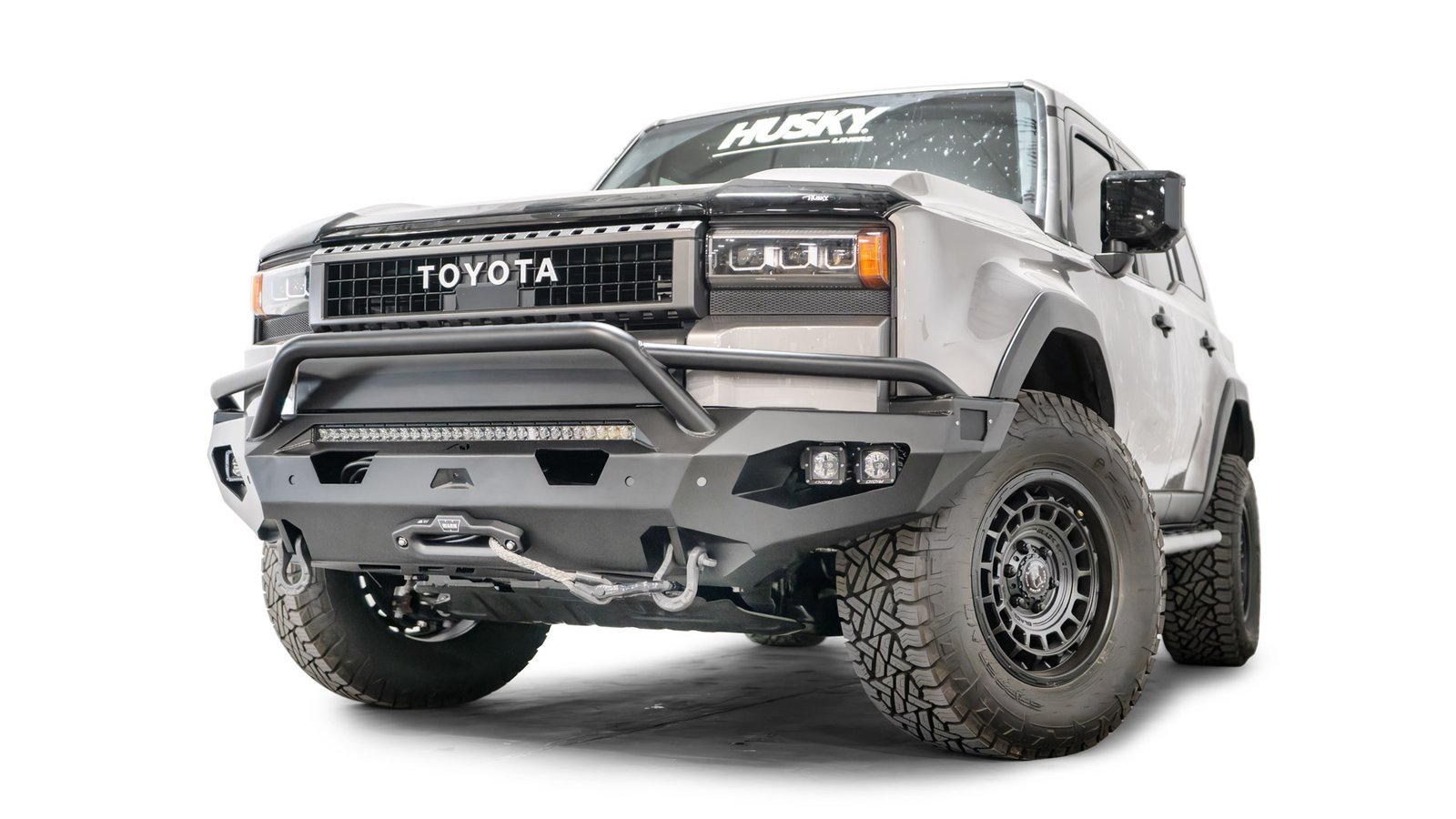 2024-25 Toyota Land Cruiser Matrix Series Front Winch Bumper w/Pre-runner Guard