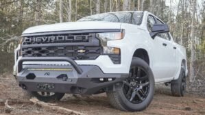 2022-2025 Chevy 1500 Matrix Front Winch Bumper w/ Pre-Runner Guard (Sensor)