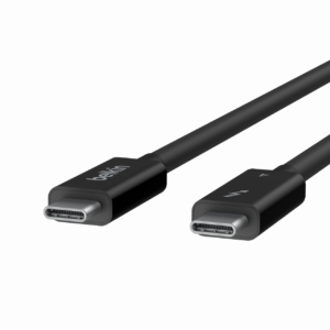 Belkin Connect Thunderbolt 4 Cable 2M Active Black – High-Speed Data & Power Delivery