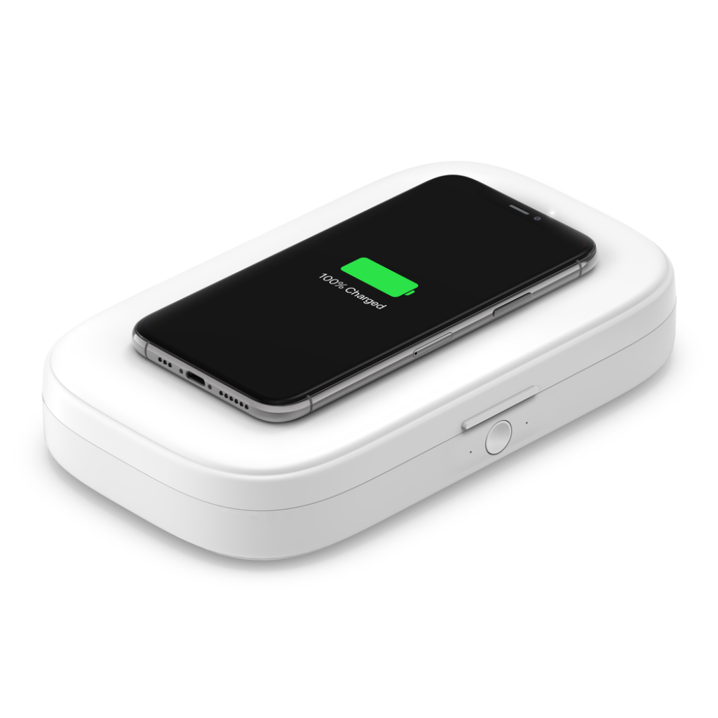 Belkin BoostCharge UV Sanitizer + 10W Wireless Charger - White
