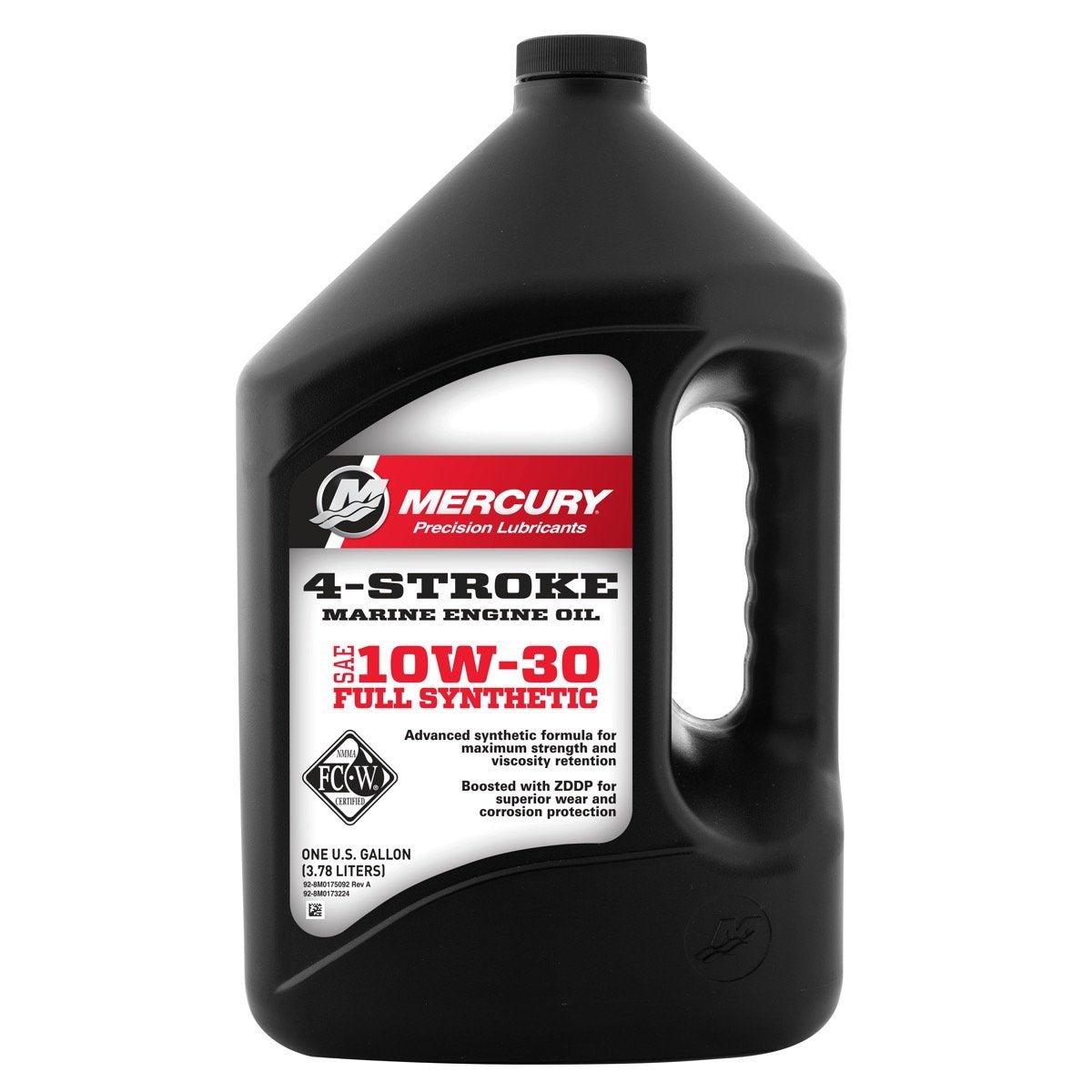 Mercury Full Synthetic 4 Stroke 10W 30 Marine Engine Oil – Gallon – 92-8M0173224