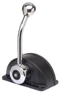 Uflex – Universal Dual Function Top Mount Controls – Chrome Single Lever – B301CR