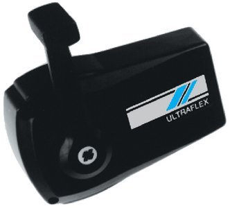 Uflex – Control Box – single lever – side mount – black – B90