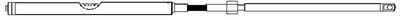 UFlex – M86 Universal Rack & Pinion Steering Cable – 12′ – Replaces UFlex – Morse Command 200 Or Teleflex Ssc124 – M86X12
