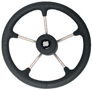 Uflex – Steering Wheel – Black Poly – 5-Spoke – V70B
