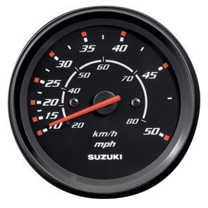Suzuki – Speedometer – Black – 0-50 MPH – 34100-93J22