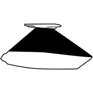 Yamaha Boat T-Top Mooring Cover – 252 FSH SPT  255 FSH  SPT E  255 FSH SPT H – Black – 2021-2024 – MAR-25FSH-MC-21