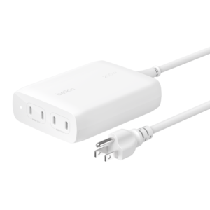Belkin BoostCharge Pro 200W 4-Port USB-C GaN Charger – Fast Charging for Multiple Devices