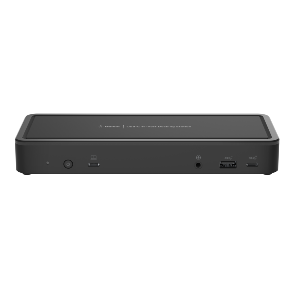 Belkin 14-Port USB-C Docking Station - 65W Power Delivery, Dual Display Support, Black