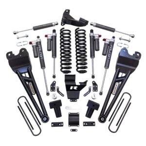 4″ COIL SPRING SUSPENSION SYSTEM WITH FALCON MAX3.3 SHOCKS AND RADIUS ARMS – 2023-2025 FORD SUPER DUTY F250/F350 4WD