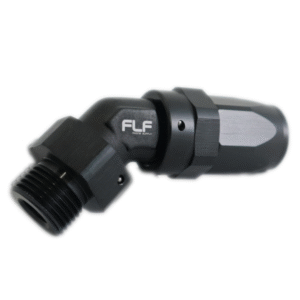 Swivel Hose End (Braided Rubber) – 45 Degree ORB