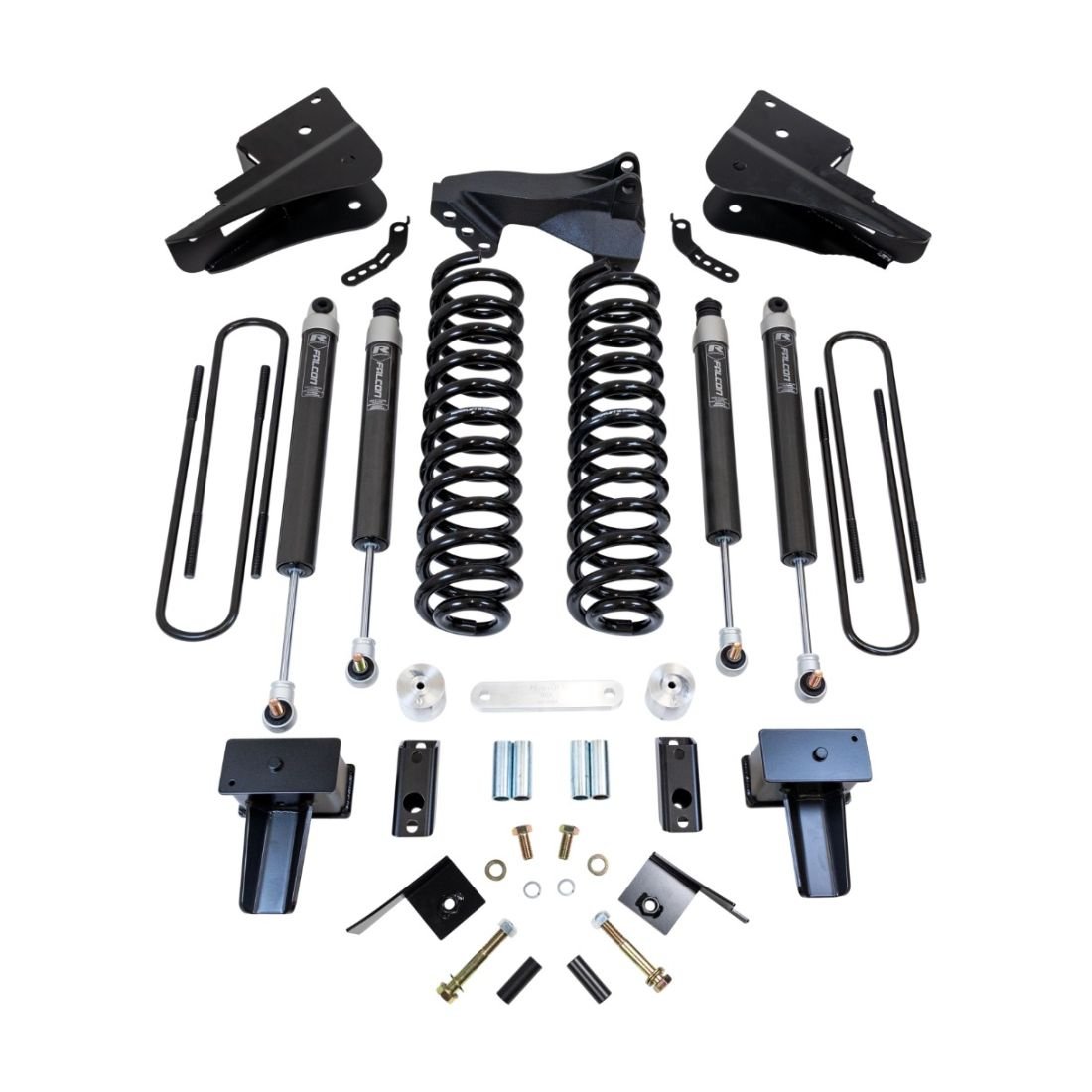 4" COIL SPRING LIFT KIT WITH FALCON SHOCKS - 2023-2025 FORD SUPER DUTY F250/F350 4WD